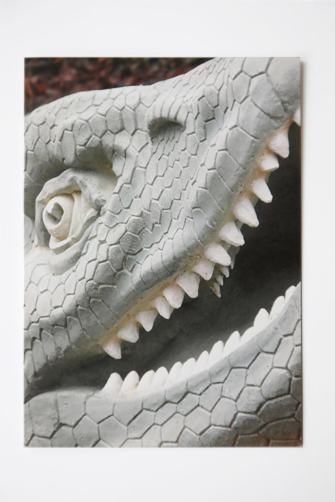 Dino teeth, greetings card