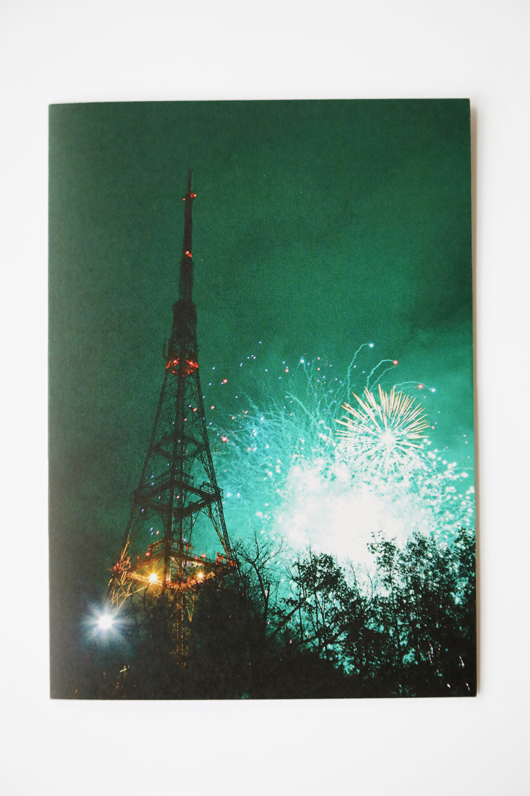 Transmitter Fireworks, greetings card